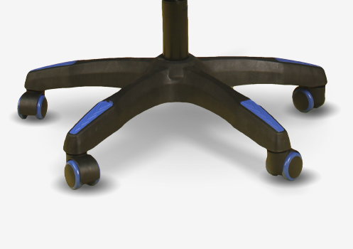Компьютерное кресло PROFI Черно-синее - Основание