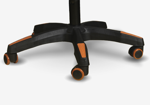 Компьютерное кресло PROFI Черно-оранжевое - Основание