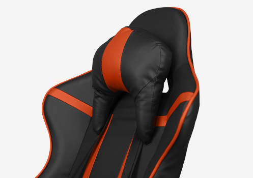 Компьютерное кресло WINNER Черно-оранжевое - Материал обивки