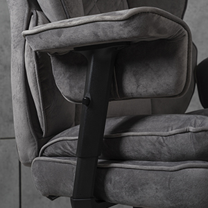 Компьютерное кресло велюр TRON серое