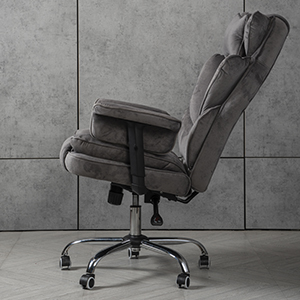 Компьютерное кресло велюр TRON серое