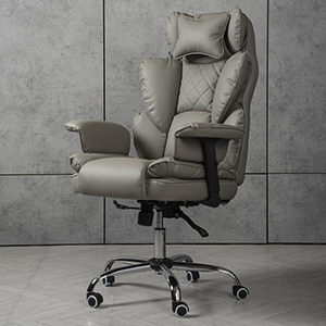 Компьютерное кресло экокожа TRON белое