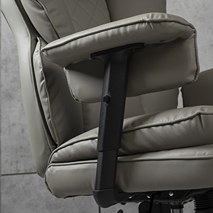 Компьютерное кресло экокожа TRON серое