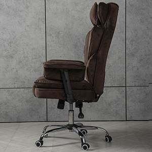 Компьютерное кресло велюр TRON коричневое