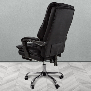 Компьютерное кресло велюр AVENTOS черное