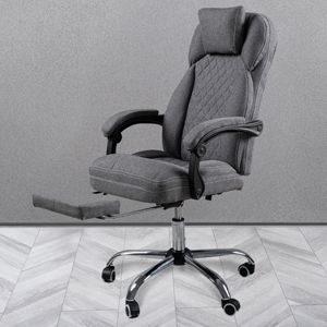 Компьютерное кресло ткань ZENCHAIR серое