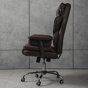 Компьютерное кресло экокожа TRON коричневое