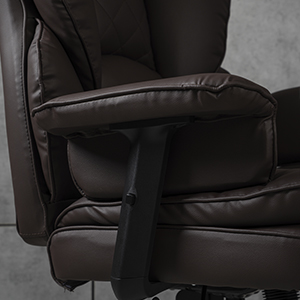 Компьютерное кресло экокожа TRON коричневое