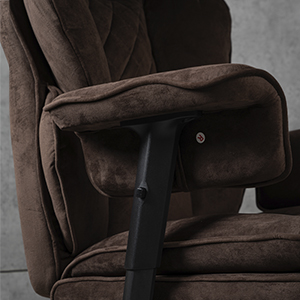 Компьютерное кресло велюр TRON коричневое