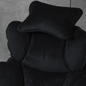 Компьютерное кресло велюр TRON черное