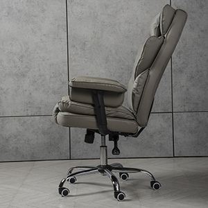 Компьютерное кресло экокожа TRON серое