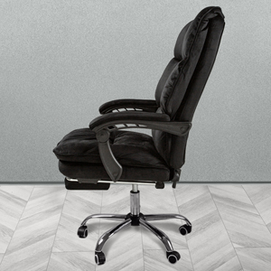 Компьютерное кресло велюр AVENTOS черное