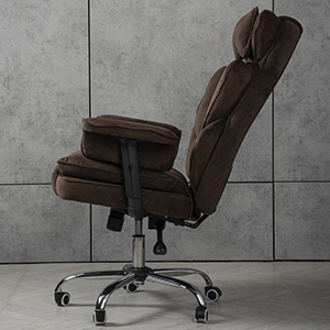 Компьютерное кресло велюр TRON коричневое