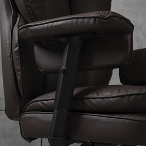 Компьютерное кресло экокожа TRON коричневое