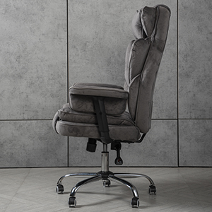 Компьютерное кресло велюр TRON серое