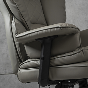 Компьютерное кресло экокожа TRON серое