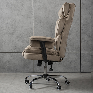 Компьютерное кресло велюр TRON бежевое
