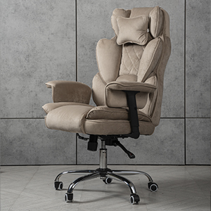 Компьютерное кресло велюр TRON белое