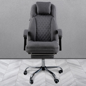 Компьютерное кресло ткань ZENCHAIR серое