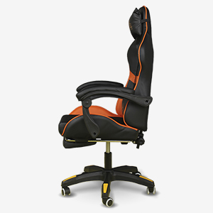 Компьютерное кресло ROYAL черно-оранжевое