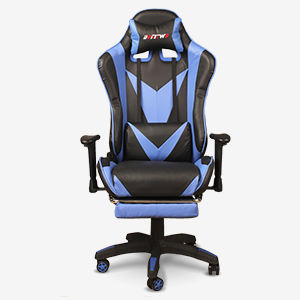Компьютерное кресло PROFI черно-синее